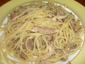 さんまパスタ