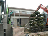 解体工事初日です