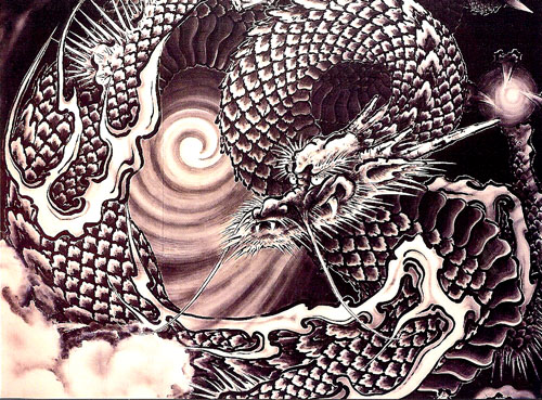 雲龍図500