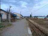 境野駅ホーム跡