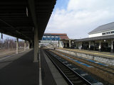 室蘭本線・伊達紋別駅ホーム