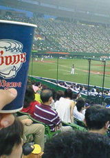 プロ野球で実験♪