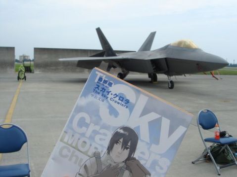 F-22 Raptor with The Sky Crawlers