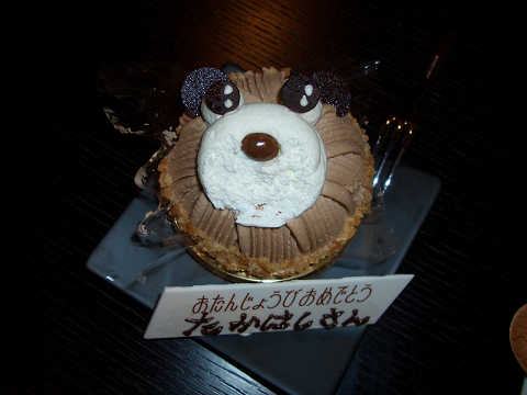 LBのぶケーキ
