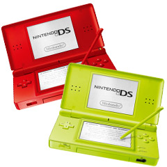 ニンテンドーDS Lite ヨーロッパ限定カラー『グリーン』＆『レッド』が 