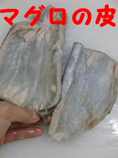 マグロの皮