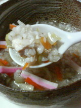 そばごめ雑炊 1