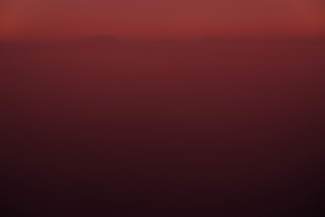 雲海の中