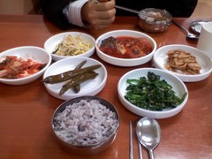 日替わり定食屋さんにて