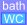 separate buth&toilet