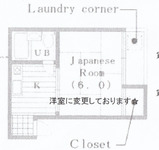 Nishishinmachi Heights 43,000 yen1