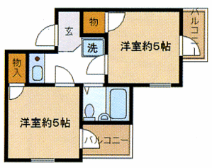 Amenity Shin-osaka 45,000 yen2