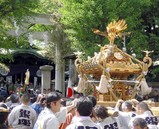 神輿神社前