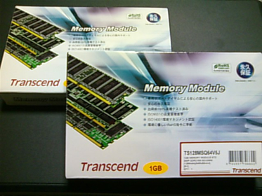 �ȥ�󥻥�ɼ������꡼ 1GB ���꡼ 200pin DDR2-533 SO-DIMM