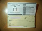 bank check