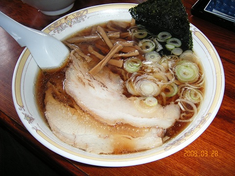 20090328 069 琴平荘1 中華そば(シェア)