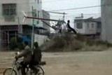 中国のとある男が作った手作りヘリコプター