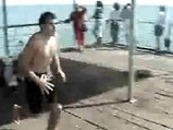 ジャンプ力が足りなかった飛び込み