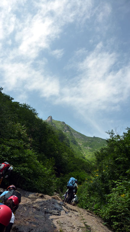 青空を天国へつめていく