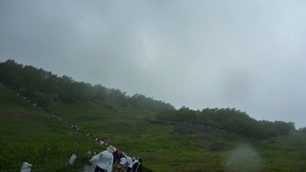 マラソンは雨・・雨・・雨・・