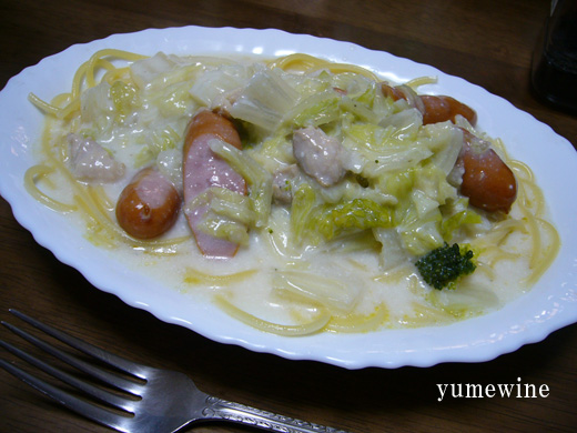 白菜のクリーム煮