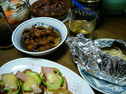 かわはぎの肝の煮付
