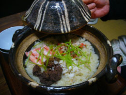 「あめや」の蟹ご飯