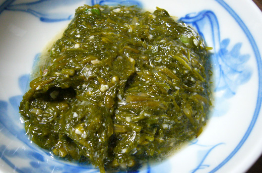 ながら藻の酢の物