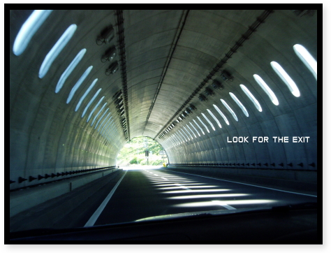Look for the exit