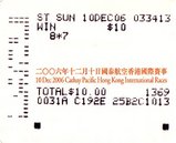 香港カップ2006 アドマイヤムーン単勝