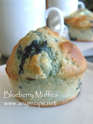 blueberry muffins