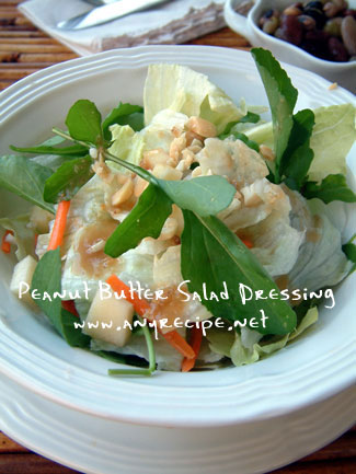 peanut butter dressing