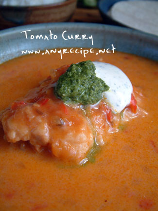 トマトのカレー
