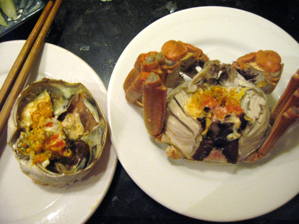 上海・葡萄園の大閘蟹(上海蟹)ダージャーシエ dàzháxièを食す!