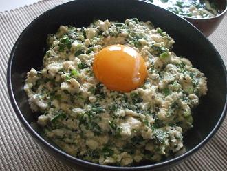 豆腐のトロトロ香味丼