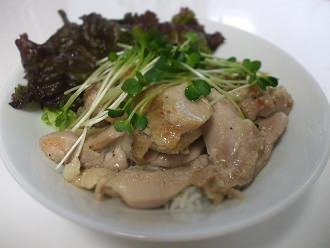 鶏肉のガーリックレモンバター炒め