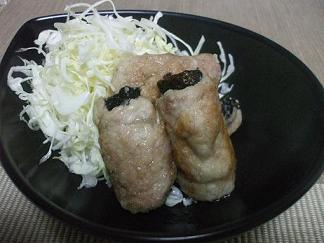 豚肉の磯辺焼き