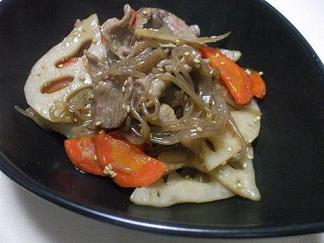 れんこんきんぴら