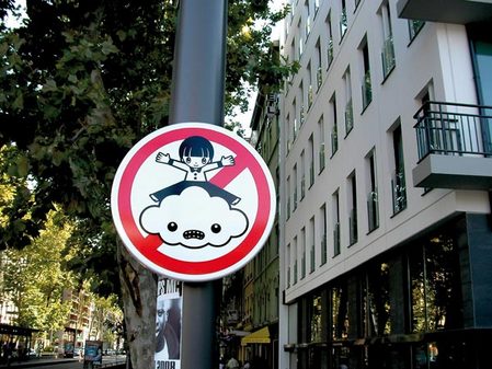 PANOS 2013,FAKE ROADSIGNS ニセ道路標識tsuyatsuya1