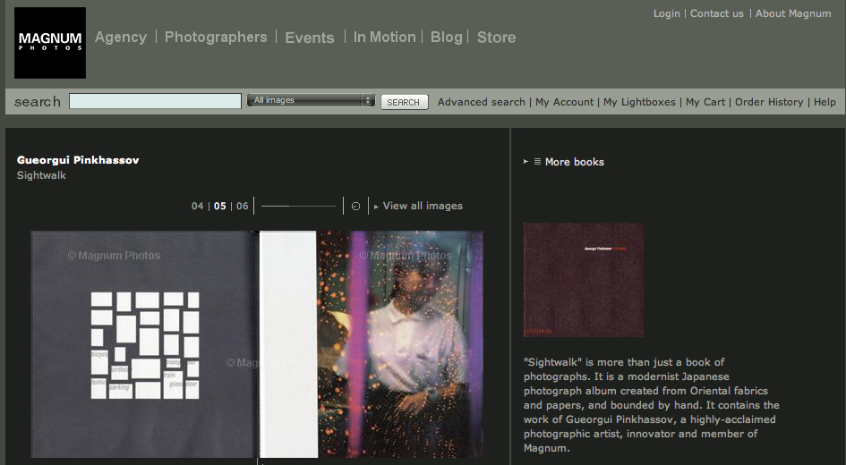 ゲオルギィ・ピンカソフ写真集「Sightwalk」 : With Zakka diary +